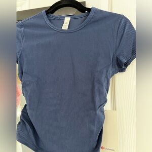 Lululemon Blue Ribbed T-Shirt